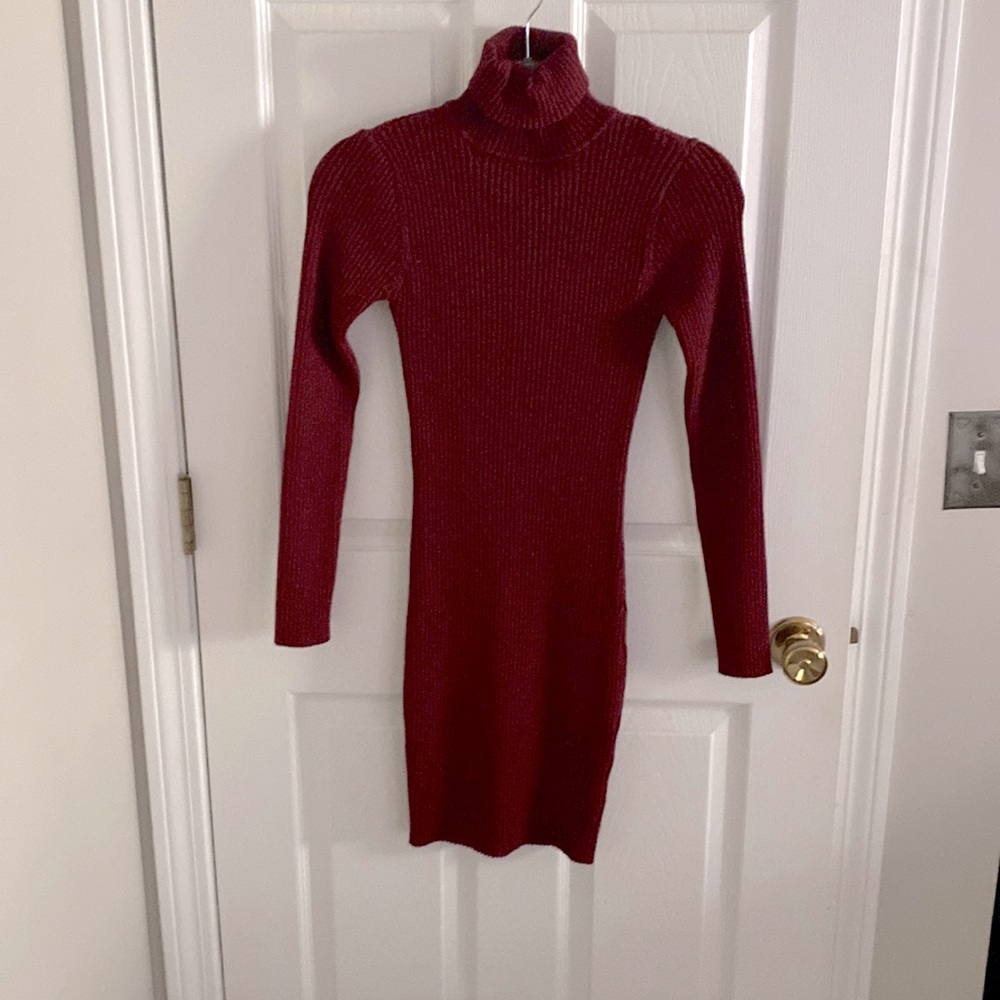 Knit sweater dress